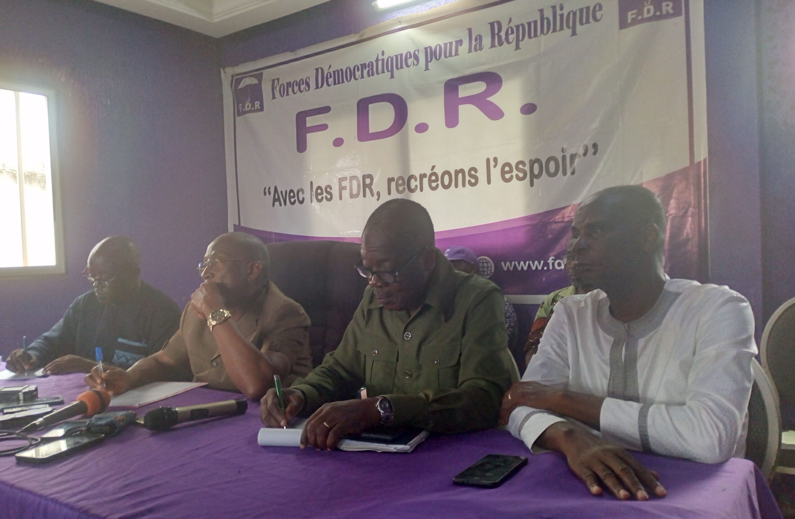 Voici pourquoi Dodji Apevon et les FDR n’étaient pas à la réunion du CPC hier