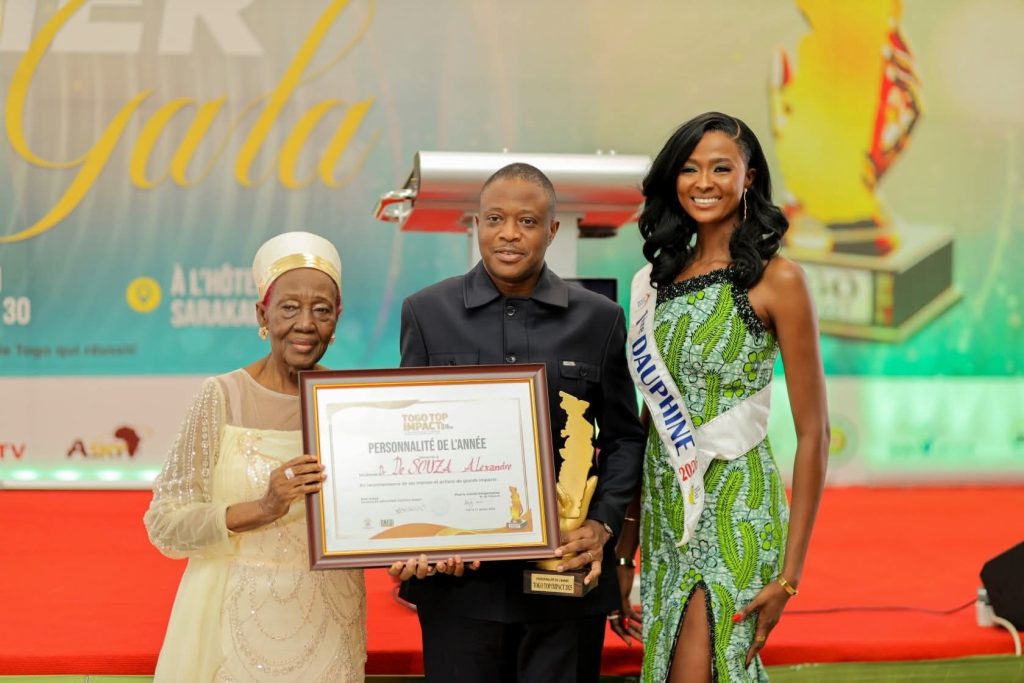 Togo Top Impact : Dr Alexandre de Souza sacré Personnalité de l’Année
