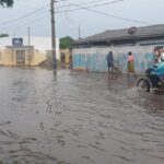Pluies à Lomé : rues et maisons submergées
