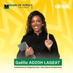 BOA Togo : Gaëlle ADZOH LAGEAT nommée ambassadrice du programme AKWA